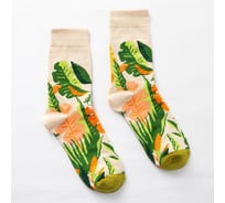 Носки MINAKU "Листья" размер 36-41 (23-27 см) 5097400