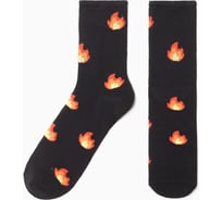 Носки мужские KAFTAN "Огни" р. 41-44 (27-29 см), чёрный 4682653