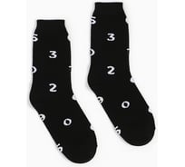 Носки мужские MINAKU "Цифры" цвет черный, размер 40-42 (27 см) 9612854