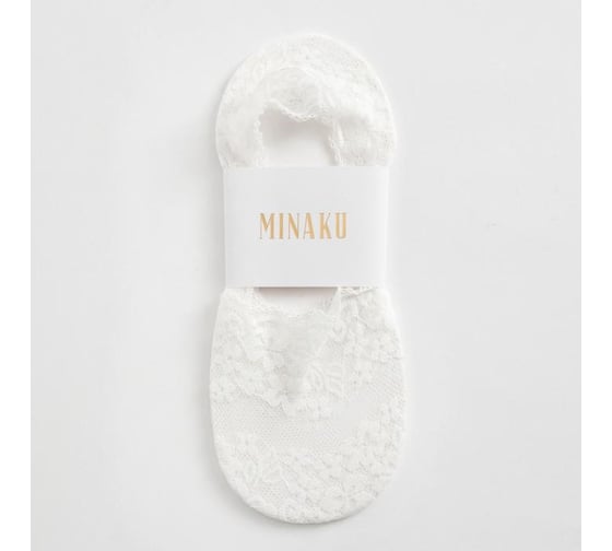 Носки-невидимки женские MINAKU «Цветочки» размер 36-37 (23 см) 5525496