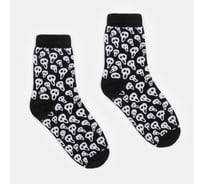 Носки MINAKU «Крик» цвет чёрный, размер 42-43 (29 см) 7147414