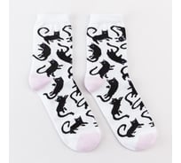 Носки MINAKU «Котики» цвет белый, размер 36-37 (23 см) 6830127