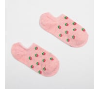 Женские носки MINAKU "Клубника", цвет розовый, размер 36-39 (23-25 см) 7502929