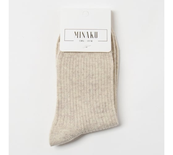 Женские носки MINAKU цв. беж, р-р 36-39 9769214