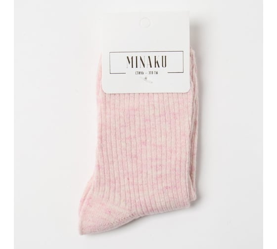 Женские носки MINAKU цв. розовый, р-р 36-39 9769215