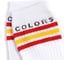 Женские носки MINAKU "Colors" цвет белый (с полосками), р-р 36-37 (23 см) 9612856 2