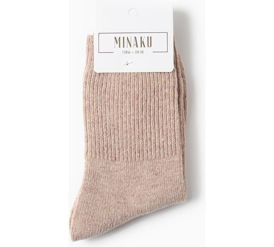 Женские носки MINAKU цв.бежевый, р-р 36-41 (23-26 см) 9906247