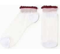 Женские носки MINAKU стеклянные "Пастель" цв.белый, р-р 36-37 (23 см) 7455128