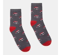 Мужские носки MINAKU "Коты" цвет серый, р-р 40-41 (27 см) 7313563