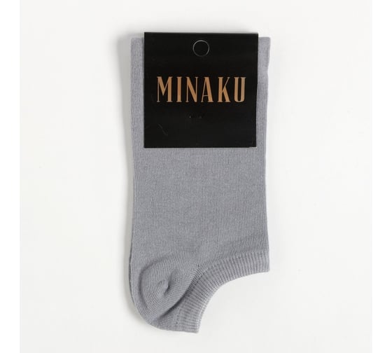 Мужские носки MINAKU укороченные цвет светло-серый, р-р 43-46 (29 см) 7474725