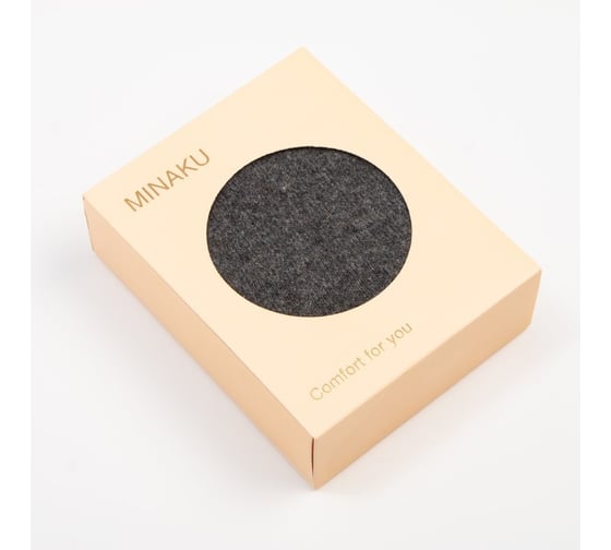 Женские носки MINAKU цв.темно-серый, р-р 36-41 (23-26 см) 7879761