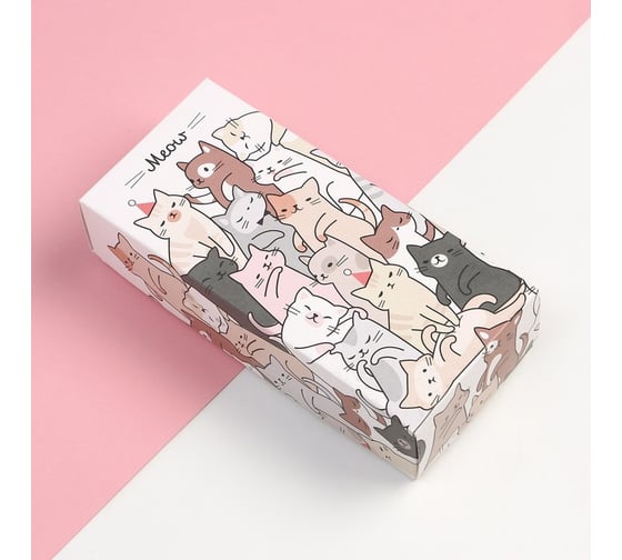 Набор женских носков KAFTAN Meow 5 пар, р. 36-39 (23-25 см) 5482592