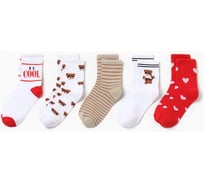 Набор женских носков KAFTAN Мишка 5 пар, р-р 35-38 10128979