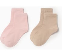Набор женских носков KAFTAN Base, 2 пары, р. 36-39 (23-25 см) беж/персик 9934589