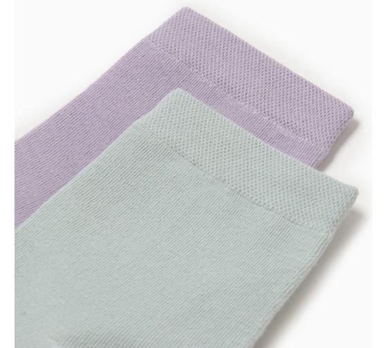 Набор женских носков KAFTAN Base, 2 пары, р. 36-39 (23-25 см) мятн/сирен 9934590