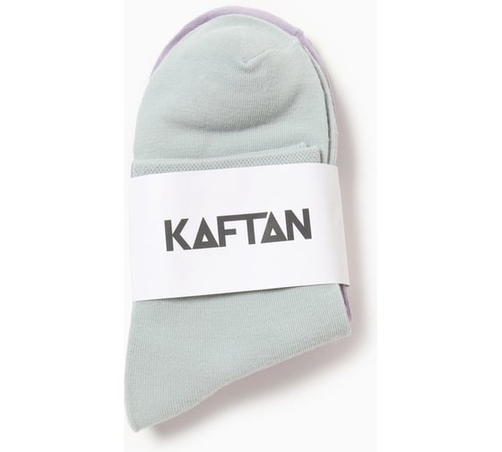 Набор женских носков KAFTAN Base, 2 пары, р. 36-39 (23-25 см) мятн/сирен 9934590