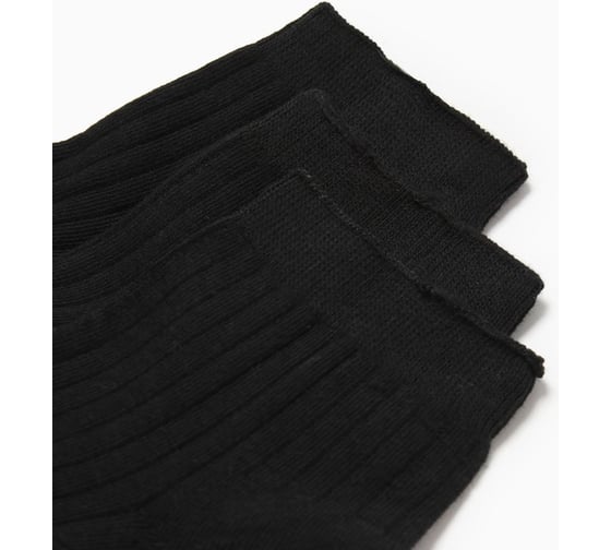 Набор женских носков KAFTAN Base, 3 пары, р. 36-39 (23-25 см) черный 9934592