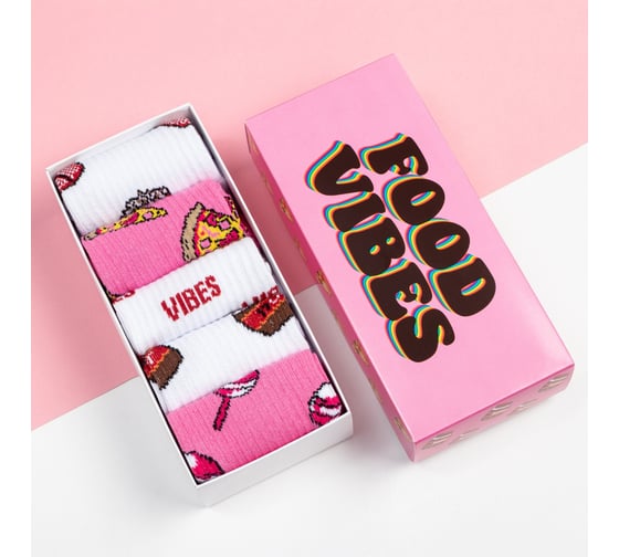 Набор женских носков KAFTAN Food vibes 5 пар, р-р 36-39 (23-25 см) 7442568