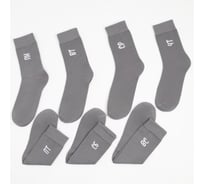 Набор мужских носков KAFTAN "Носки женские KAFTAN с респектом" 7 пар, р-р 41-44 (27-29 см) 7358303