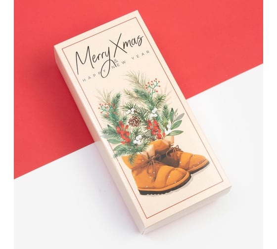 Набор женских носков KAFTAN Marry xmas, р. 36-40 (23-25 см), 5 пар 7989258