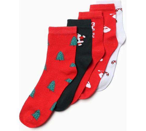 Набор женских носков KAFTAN Merry XMAS, р. 36-39 (23-25 см), 5 пар 9731143