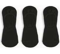 Набор женских следков KAFTAN Basic, 3 пары, р. 36-39 (23-25 см) цв. черный 9601723