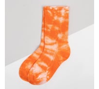 Носки KAFTAN Тай-дай, р-р 36-39, цв. оранжевый/белый 7000355