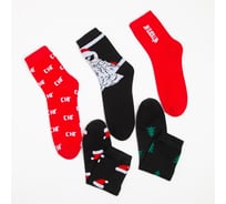 Набор мужских носков KAFTAN Четкого нового года, 5 пар, р. 41-44 (27-29 см) 9105758