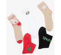 Набор женских носков KAFTAN Время чудес, р. 36-39 (23-25 см), 5 пар 7989254