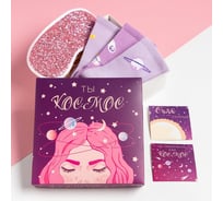 Подарочный набор KAFTAN "Космос" маска для сна, носки 3 пары 7696216