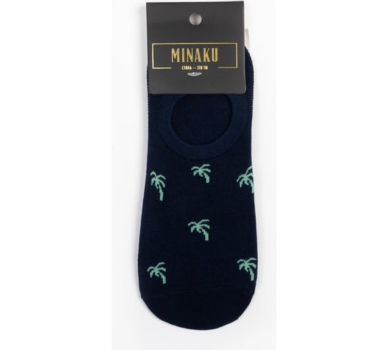 Носки MINAKU "Пальмы" размер 38-41 (24-25см) 7502957