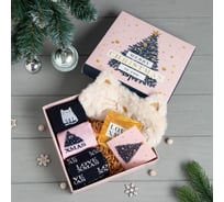 Подарочный набор KAFTAN Merry Christmas носки р, 36-39 (23-25 см), маска 7334755