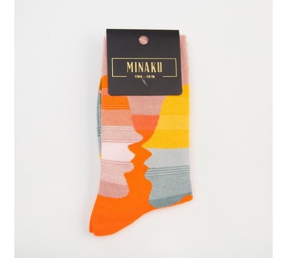 Носки MINAKU "Абстракция" размер 36-39 (23-25 см) 6882936