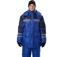 Костюм женский зимний URSUS "ЗИМНИК" куртка/полукомбинезон, цвет василек/темно-синий, размер 44-46, рост 158-164 КОС632-031