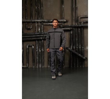 Куртка демисезонная Delta Plus LULEA2 цвет cерый/чёрный, размер L LULE2GRGT