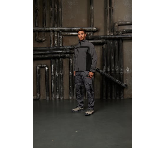 Куртка демисезонная Delta Plus LULEA2 цвет cерый/чёрный, размер XL LULE2GRXG 1