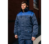 Куртка утепленная ООО ГУП Бисер Инженер Blue MIX (-3) Темп темно-синий/васильковый/СВ, размер 104-108, рост 182-188 4660391424265