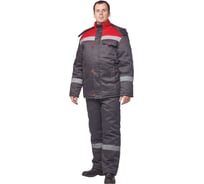 Костюм зимний мужской ООО Комус (куртка,пк) з31 сер/крас 88-92/182-188 (Арсенал-СП) 829966