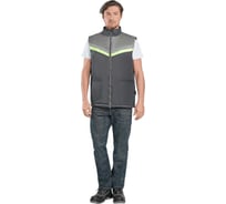 Мужской жилет ГК Спецобъединение ВЬЮГА утепленный, темно-серый/серый (80-84), Жил 415/80