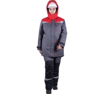 Женский костюм ГК Спецобъединение КМ-10 ЛЮКС от пониженных температур воздуха и ветра, механических воздействий и ОПЗ ( Кос 237/104/170