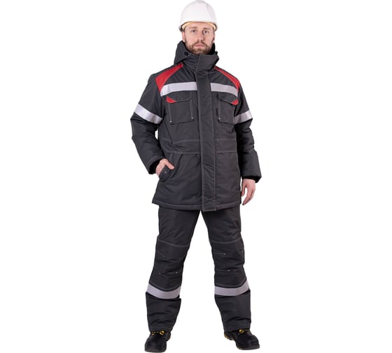 Мужской костюм ГК Спецобъединение СТАРАТЕЛЬ от пониженных температур воздуха и ветра, механических воздействий и ОПЗ, с Кос 203.1/88/158 1
