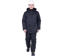 Мужская куртка ГК Спецобъединение ЗАЩИТА от пониженных температур воздуха, механических воздействий и ОПЗ, черная (88-9 Кур 412/88/170