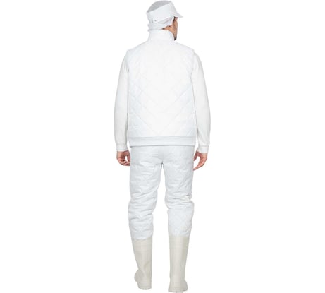 Утепленный жилет ГК Спецобъединение АПРЕЛЬ, белый (128-132, 158-164), Жил 302/128/158