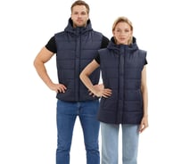 Жилет утеплённый URSUS "ДЕЛЬТА" цвет темно-синий, ткань Дюспо ЖИЛ966-001/40-42