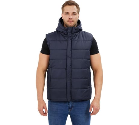 Жилет утеплённый URSUS "ДЕЛЬТА" цвет темно-синий, ткань Дюспо ЖИЛ966-001/60-62