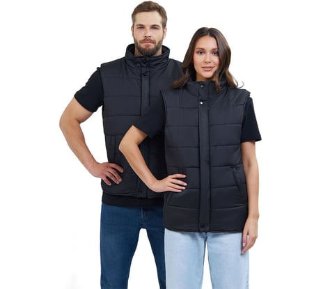 Жилет утепленный URSUS "РАПИД" цвет черный, ткань Дюспо ЖИЛ900-382/56-58