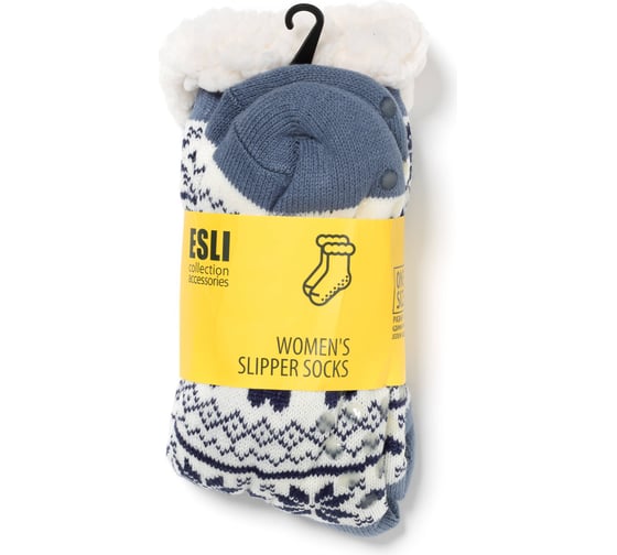 Носки-слиперы женские ESLI ESW002 BLUE размер 36-39 1001390020010007