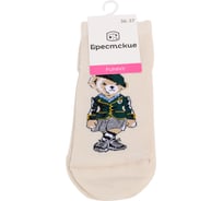 Носки женские БРЕСТСКИЕ FUNNY 16C1103 рисунок 665 жемчуг, размер 36-37 10928802730665