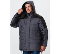 Куртка зимняя ФАКЕЛ Премиум (тк.Мембрана), темно-серый меланж/черный 87473021.001