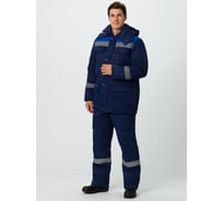 Зимний костюм Нейч-2 СОП, ткань Смесовая, 210, полукомбинезон, темно-синий/васильковый Факел 87476480.015